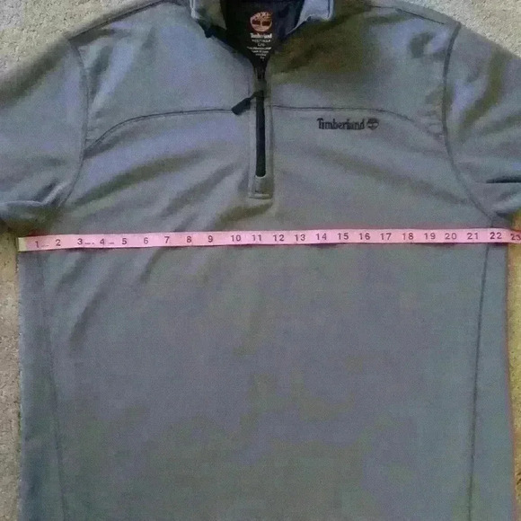 TIMBERLAND MEN'S FLEECE QUARTER ZIP PULLOVER‎ SIZE LARGE - Picture 7 of 12